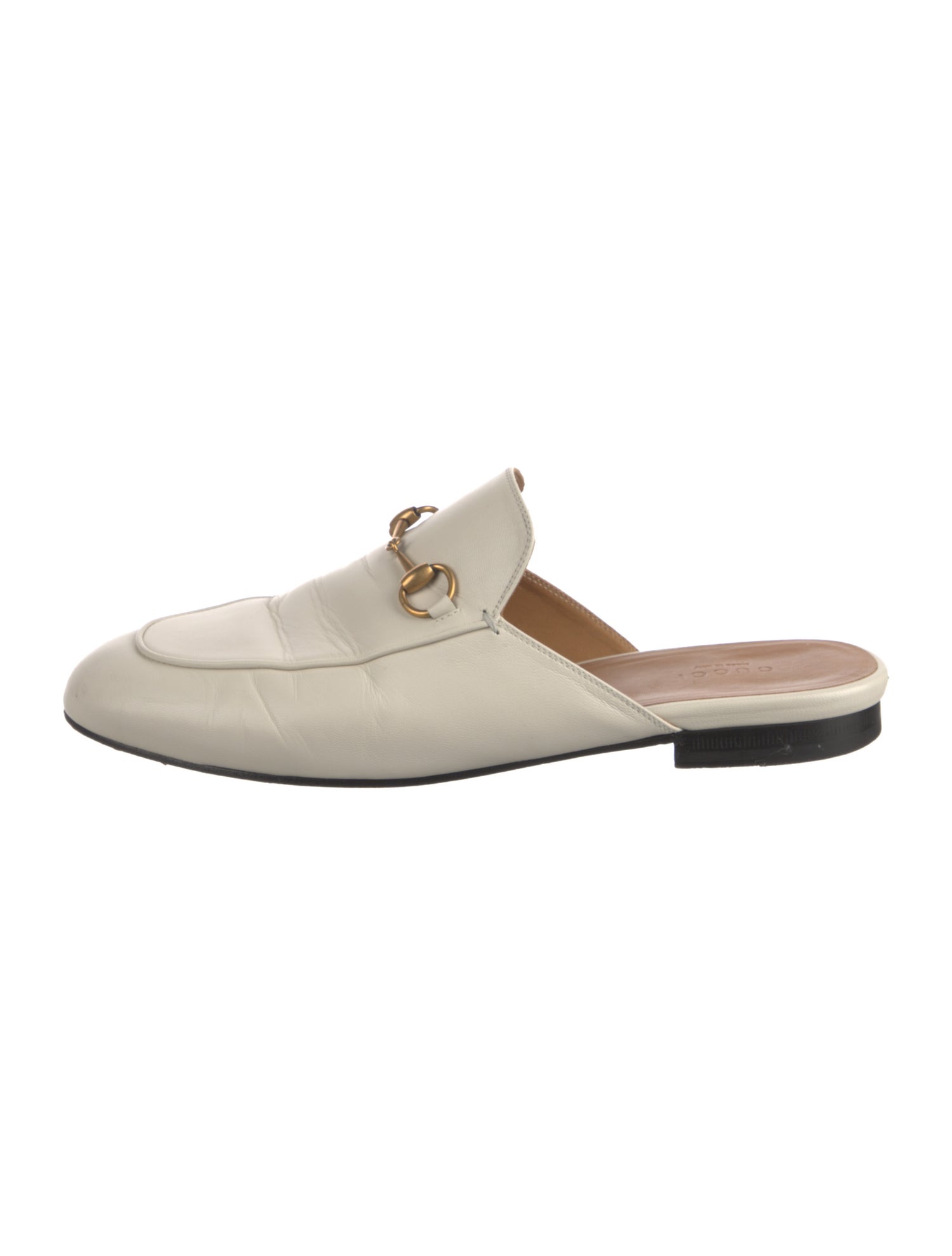 Gucci Horsebit Accent Leather Mules