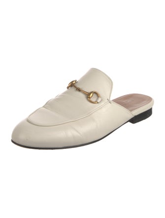 Gucci Horsebit Accent Leather Mules