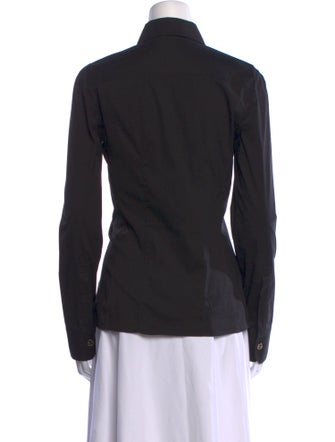 Gucci Long Sleeve Button-Up Top