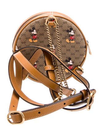 Gucci Micro GG Monogram round mickey shoulder bag Mini