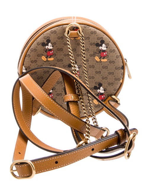 Gucci Micro GG Monogram round mickey shoulder bag Mini