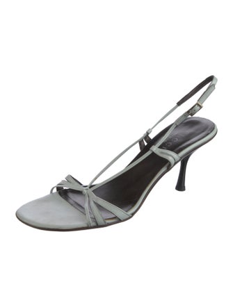 Gucci Leather Slingback Sandals