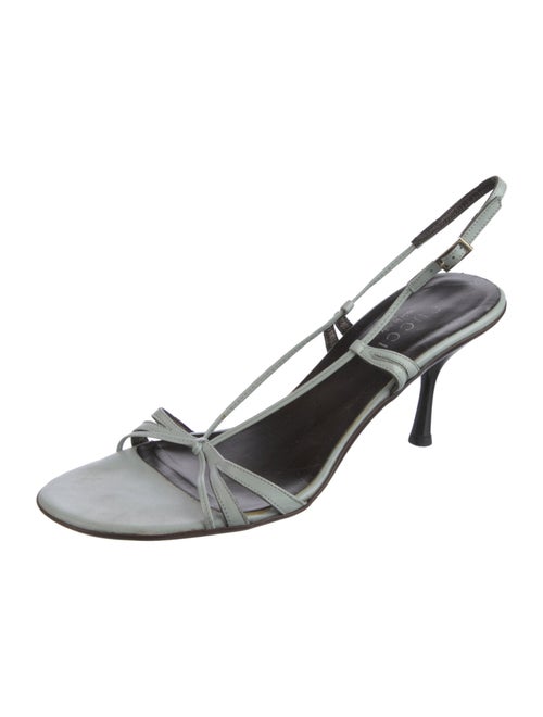 Gucci Leather Slingback Sandals