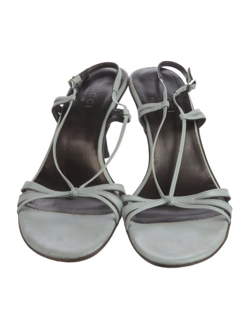 Gucci Leather Slingback Sandals