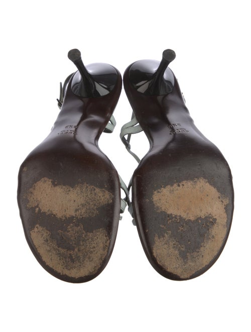 Gucci Leather Slingback Sandals