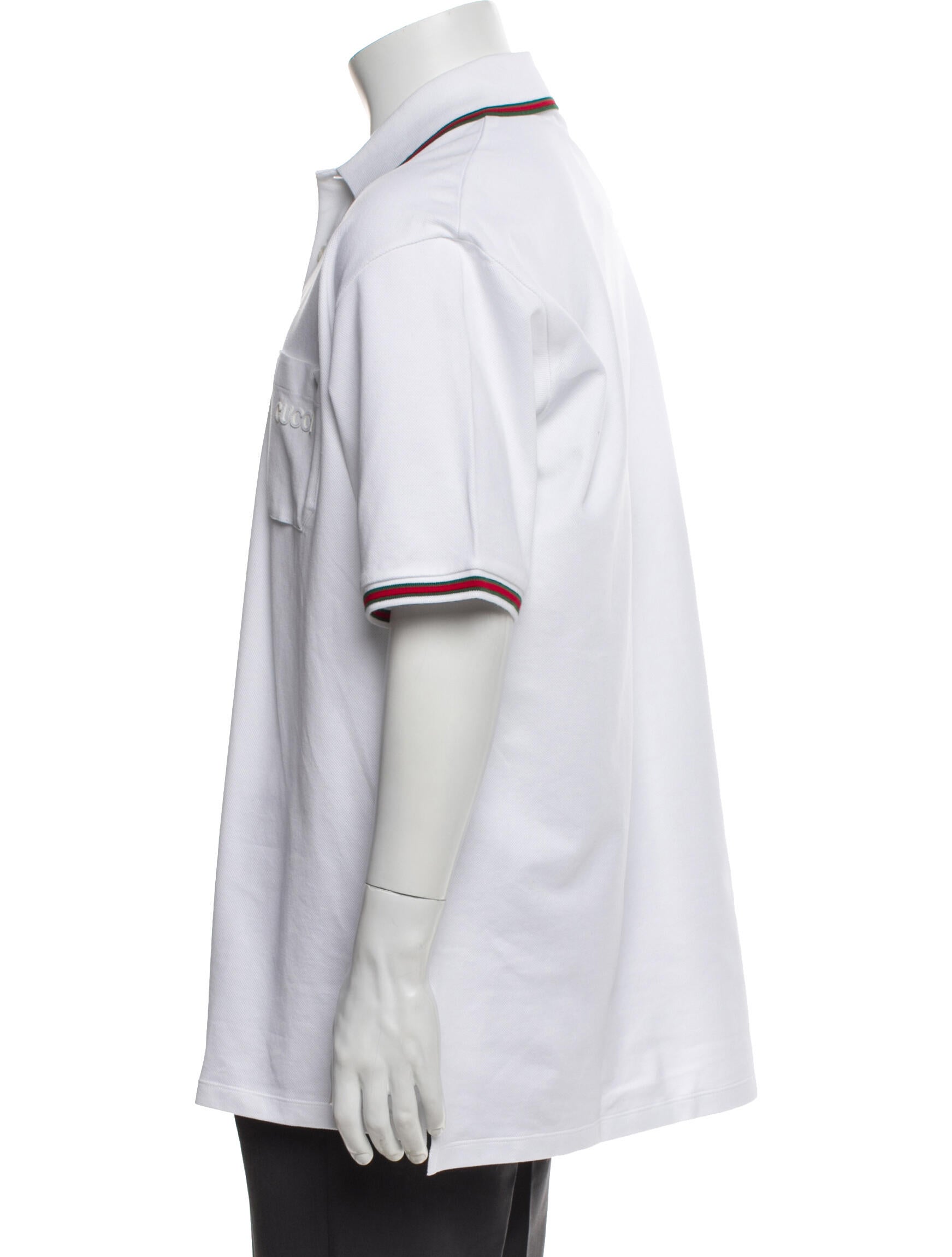 Gucci 2025 Web Accent Polo Shirt w/ Tags