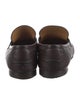 Gucci Web Accent Leather Dress Loafers