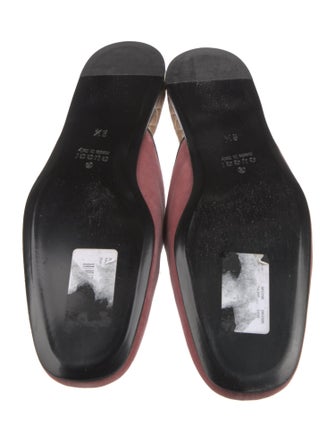 Gucci Velvet Animal Print Slippers