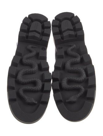 Gucci Double G Logo Leather Chelsea Boots