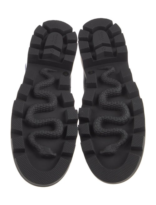 Gucci Double G Logo Leather Chelsea Boots