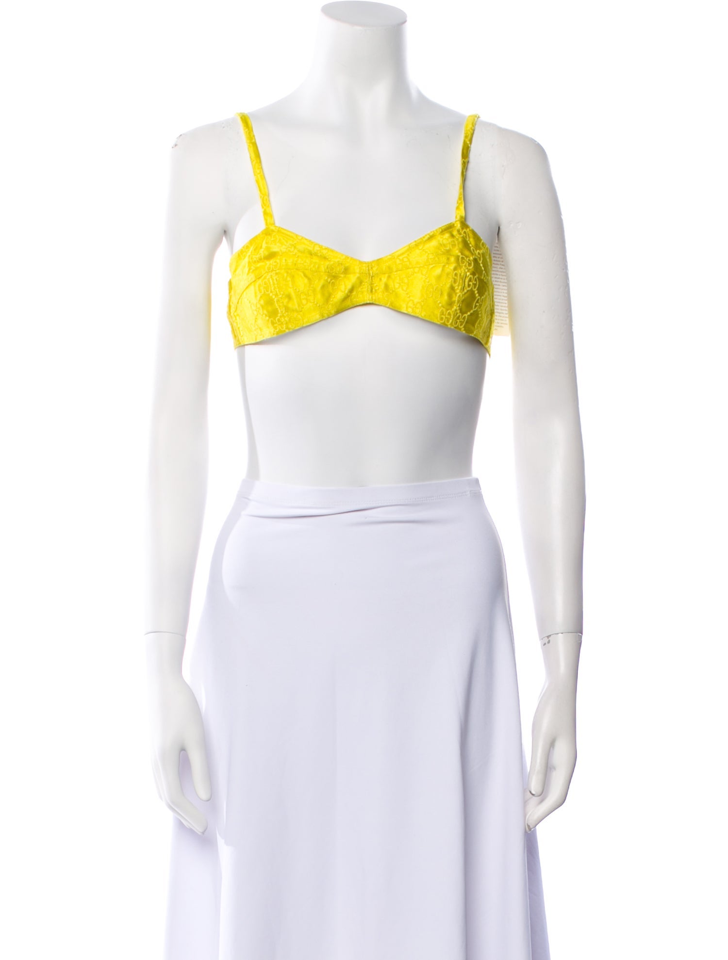 Gucci 2022 Silk Crop Top