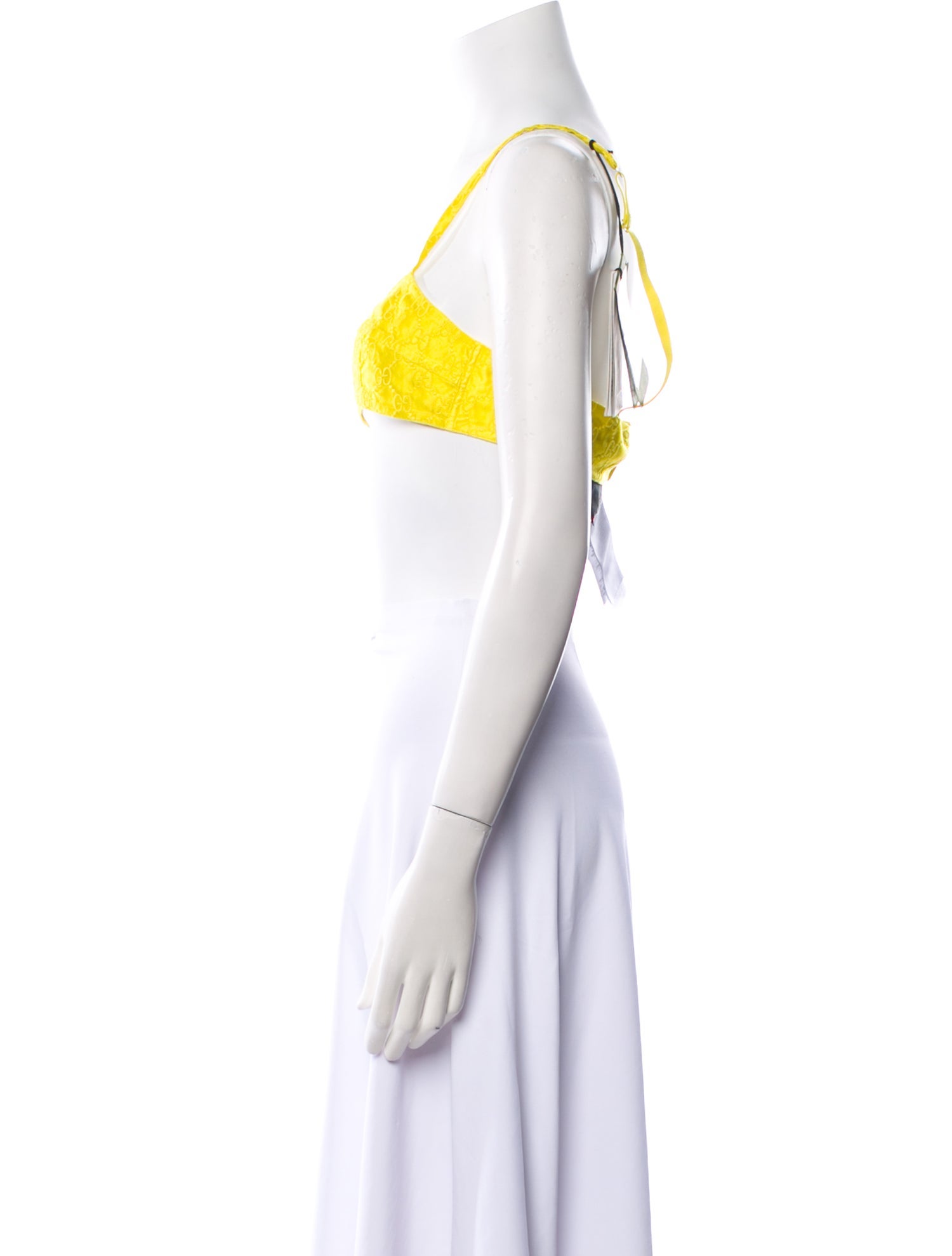 Gucci 2022 Silk Crop Top