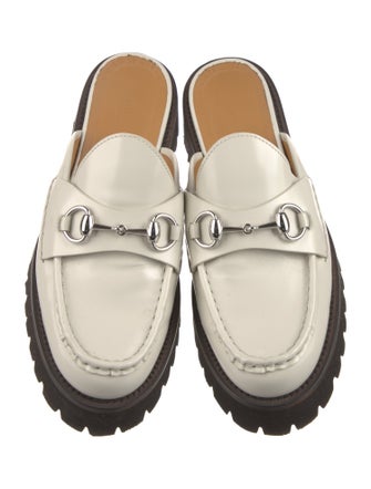 Gucci Horsebit Accent Leather Mules
