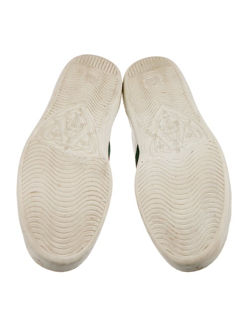 Gucci Web Accent Leather Sneakers