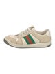 Gucci Web Accent Leather Sneakers