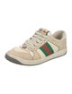 Gucci Web Accent Leather Sneakers