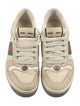 Gucci Web Accent Leather Sneakers