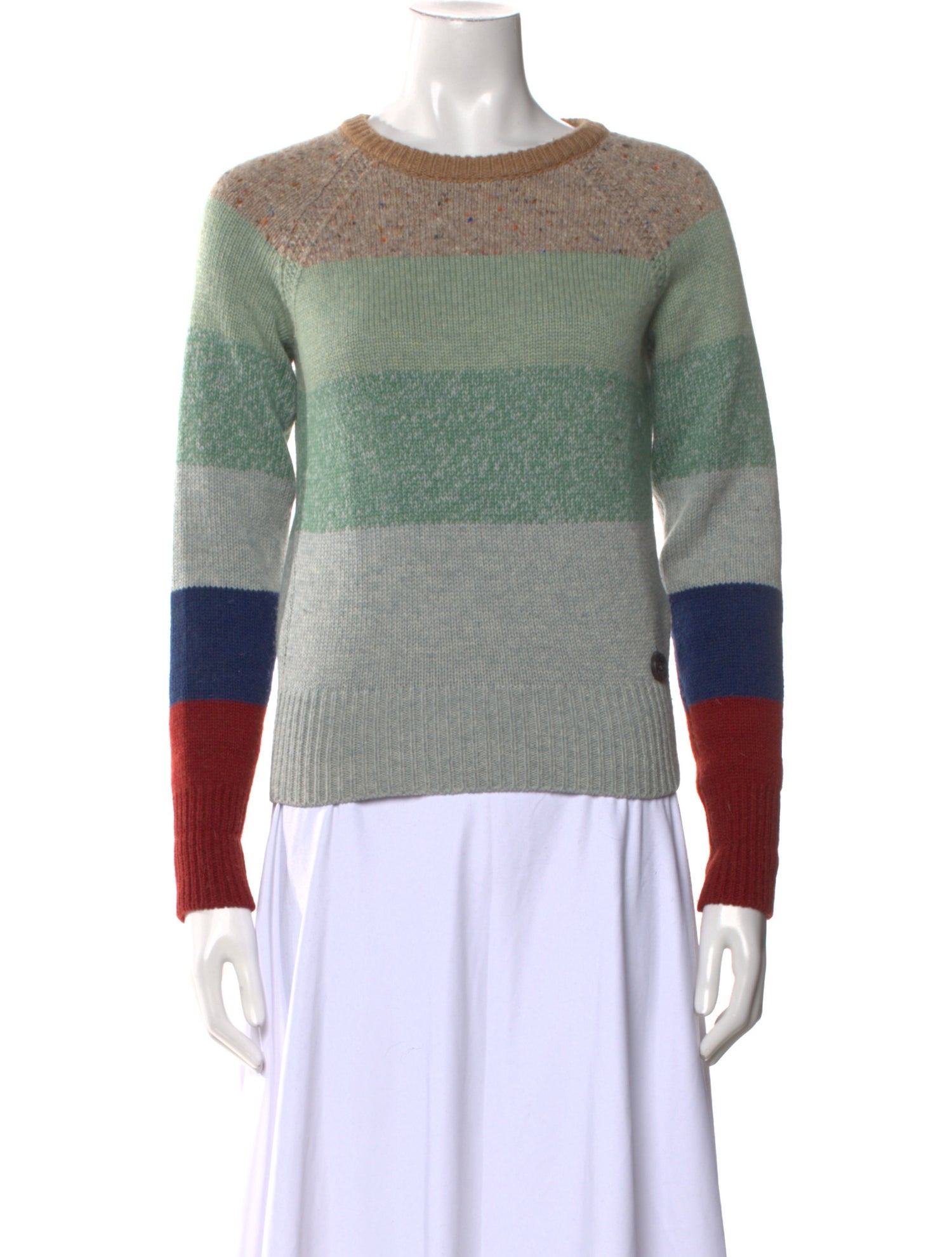 Gucci Camel Hair Striped Sweater