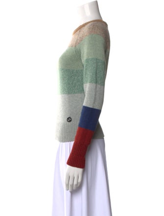 Gucci Camel Hair Striped Sweater