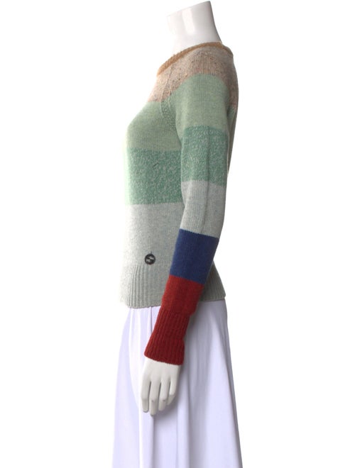 Gucci Camel Hair Striped Sweater