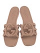 Gucci Interlocking G Logo Rubber Slides