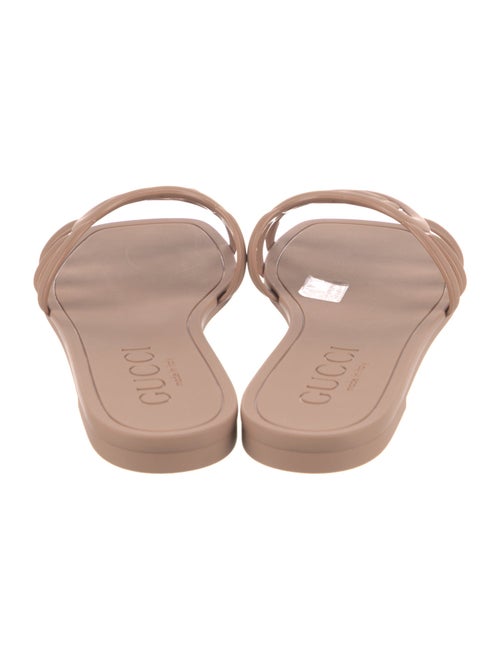 Gucci Interlocking G Logo Rubber Slides
