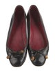 Gucci Bamboo Accent Patent Leather Ballet Flats