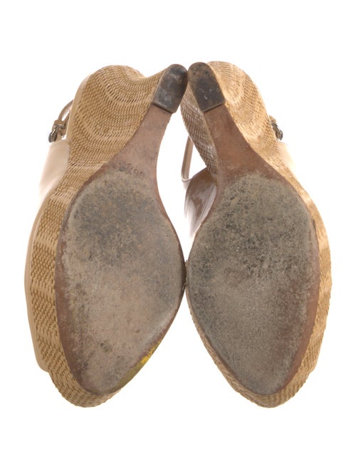 Gucci Patent Leather Slingback Pumps