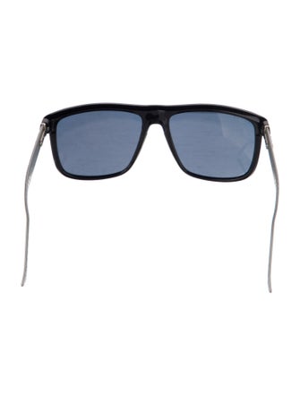 Gucci Wayfarer Diamante Square Sunglasses