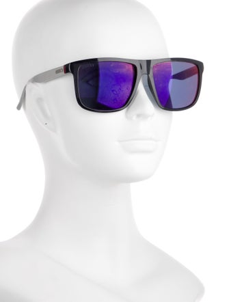 Gucci Wayfarer Diamante Square Sunglasses