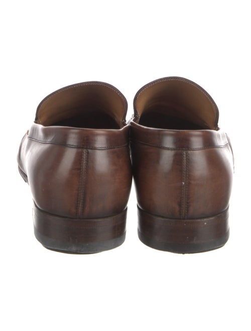 Gucci Horsebit Accent Leather Dress Loafers