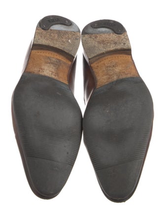 Gucci Horsebit Accent Leather Dress Loafers