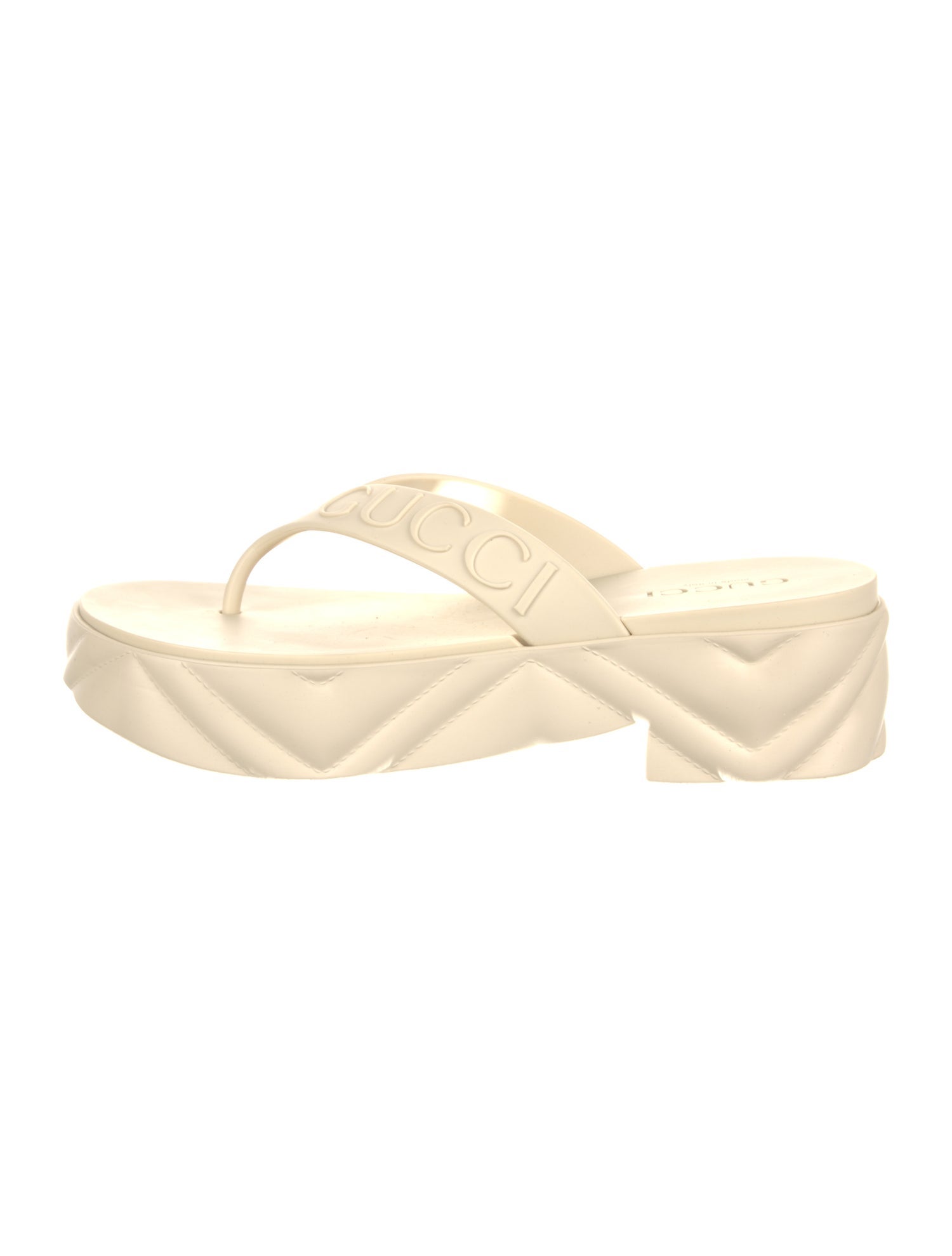 Gucci Rubber Flip Flops