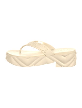 Gucci Rubber Flip Flops