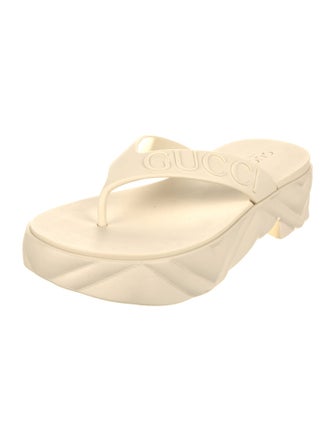 Gucci Rubber Flip Flops