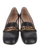 Gucci Sylvie Web Accent Leather Pumps
