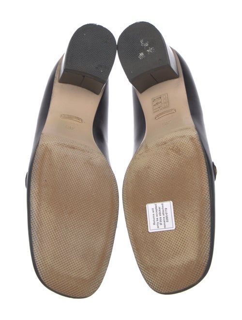 Gucci Sylvie Web Accent Leather Pumps