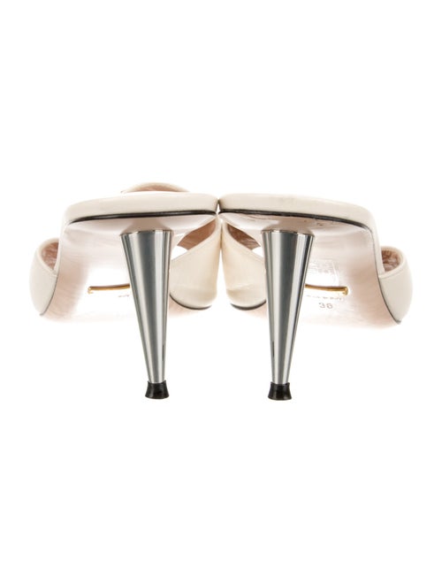 Gucci Interlocking G Logo Leather Slides