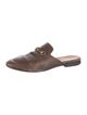 Gucci Horsebit Accent Leather Mules