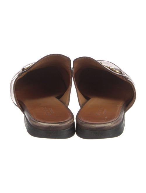 Gucci Horsebit Accent Leather Mules