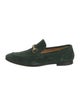 Gucci Horsebit Accent Suede Loafers