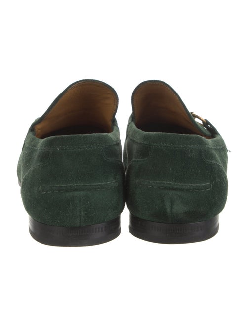 Gucci Horsebit Accent Suede Loafers