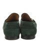 Gucci Horsebit Accent Suede Loafers