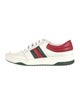 Gucci Web Accent Leather Sneakers