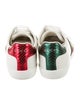 Gucci Web Accent Leather Sneakers