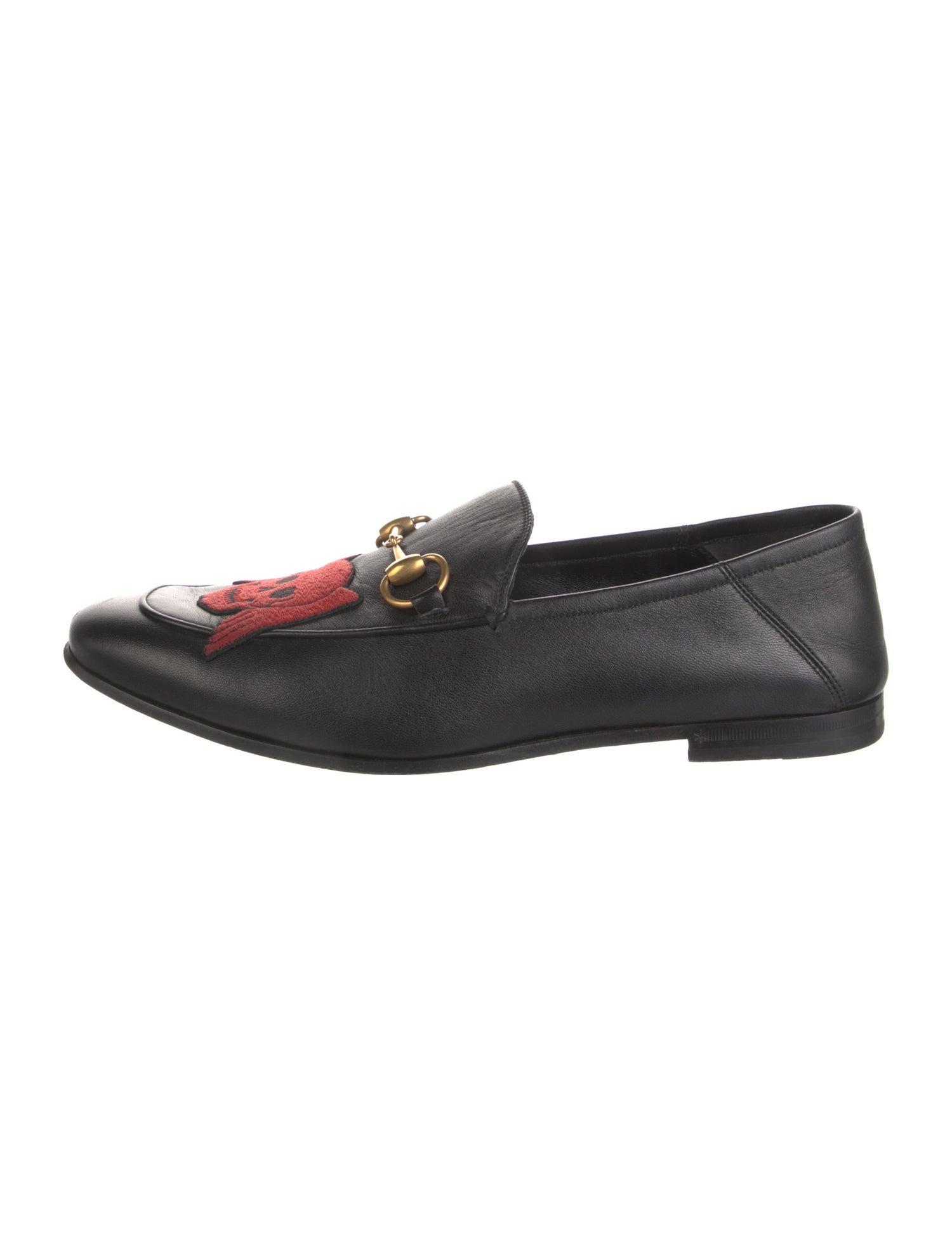 Gucci Horsebit Accent Leather Dress Loafers