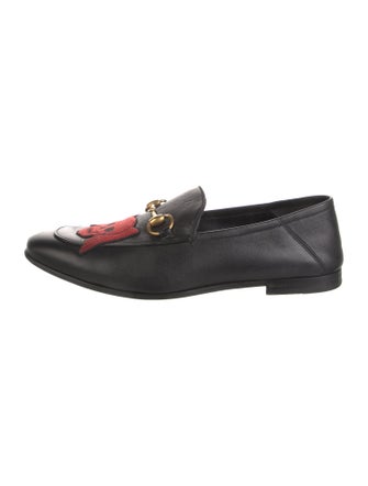 Gucci Horsebit Accent Leather Dress Loafers