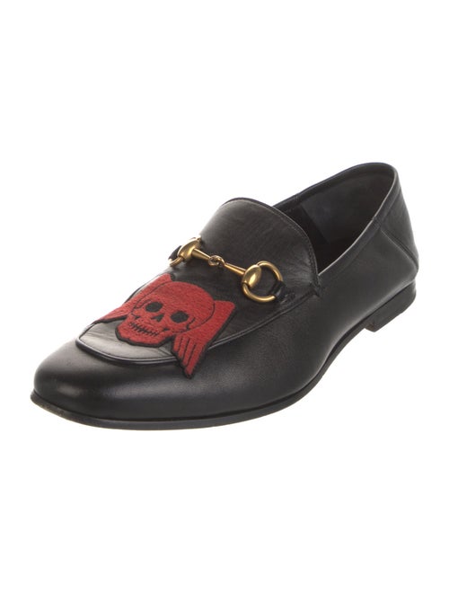 Gucci Horsebit Accent Leather Dress Loafers