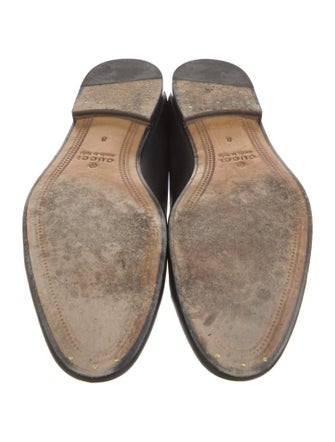 Gucci Horsebit Accent Leather Dress Loafers