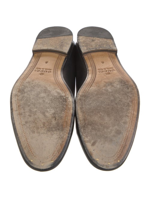 Gucci Horsebit Accent Leather Dress Loafers